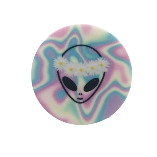 Expanding Finger Grip (Flower Crown Alien)