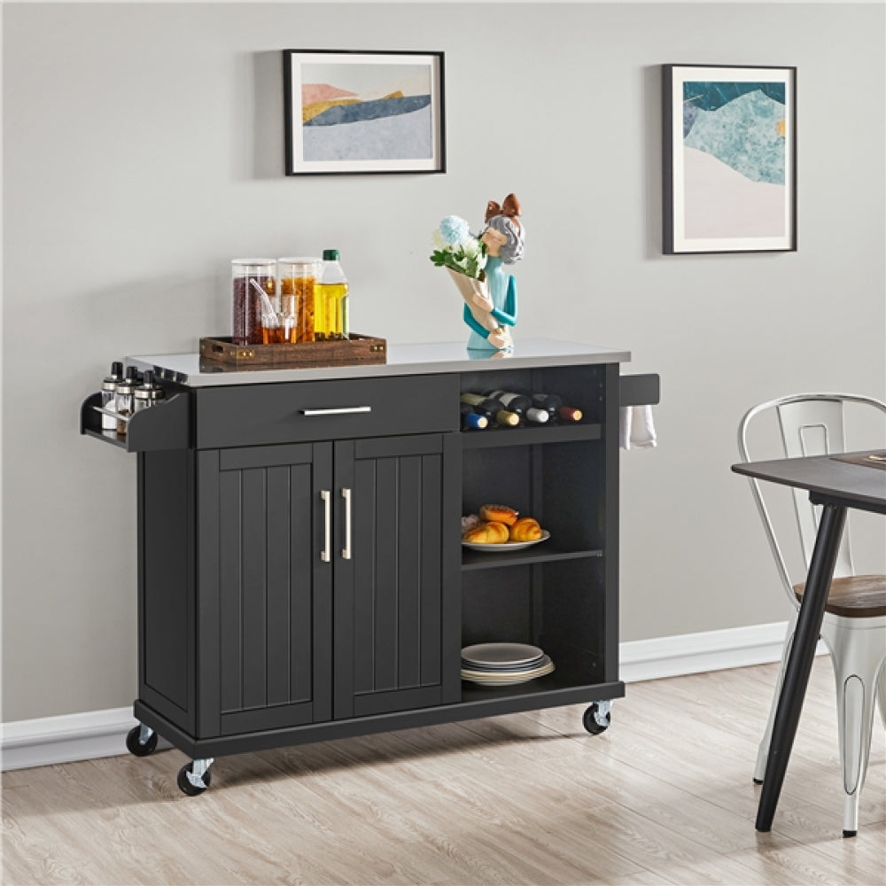 Kitchen Cart stainless steel top