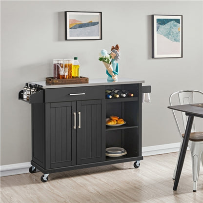 Kitchen Cart stainless steel top