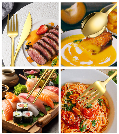 Korean Style Stainless Steel Outdoor Cutlery Set with Storage Box or Bag