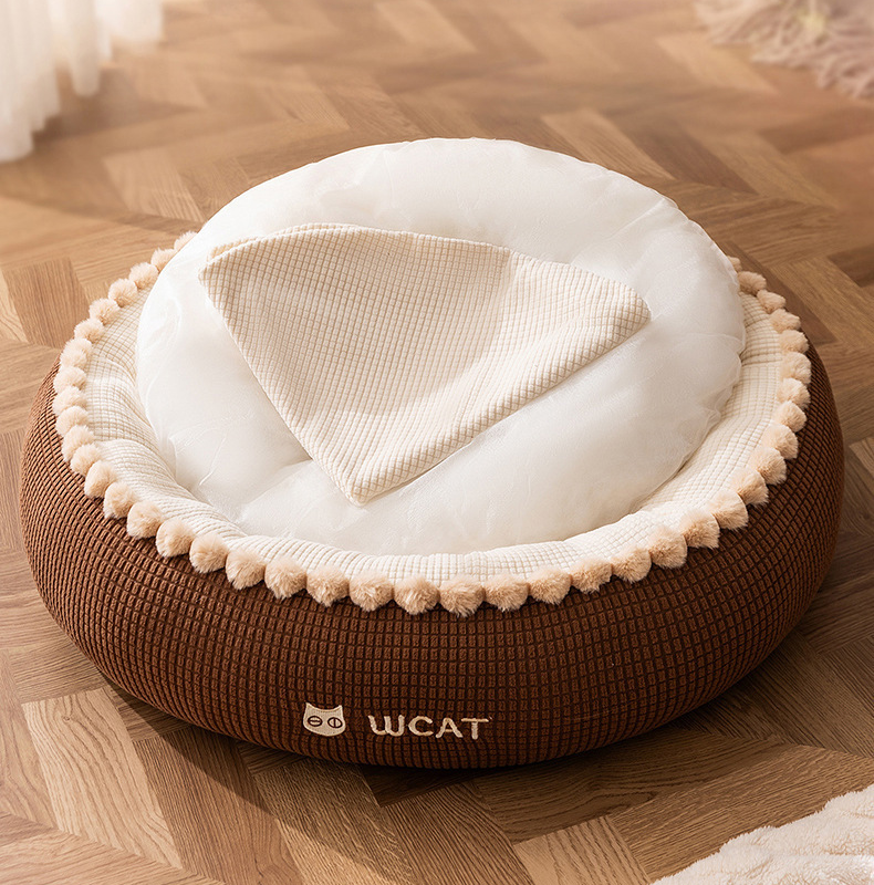 Pet Fluffy Warm Bed Cat Bed Dog Bed