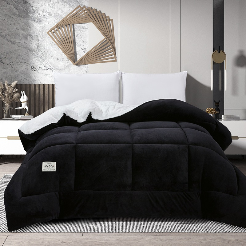 Thicken Blanket Soft Luxury Heavy 3kg Quilted Bedding Warm Cozy Machine Washable
