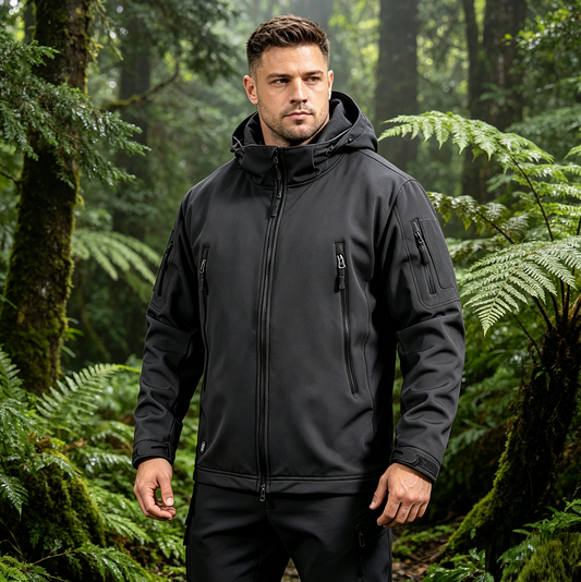 Men's Military Tactical Soft Shell Jacket Coat Water Resistant Windbreaker M-3XL