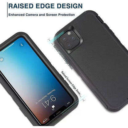 Robot Triple Layer Protection Anti Shock Compatible with iPhone 16 Case