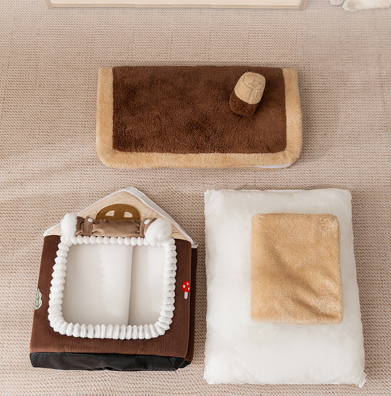 Cat House for Indoor Cats Large Washable Cat Cave