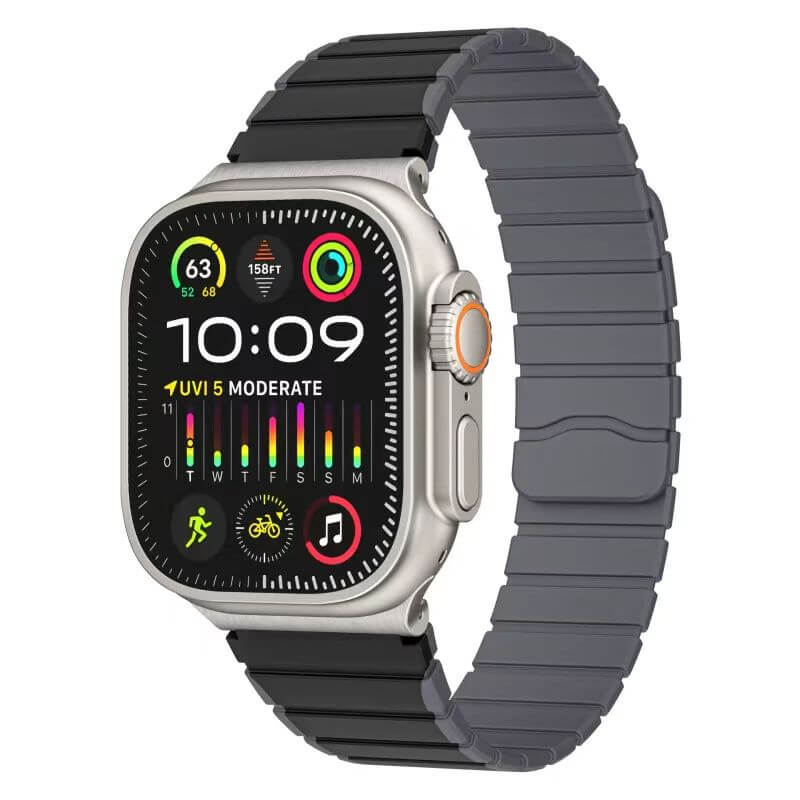 Mobie Neonova Series Magnetic Closure Silicone Watch Band 22mm