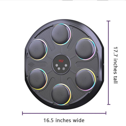 Mobie Bluetooth Music Box RGB Lights Wall Mounted Strike Machine with Gloves HJ-668