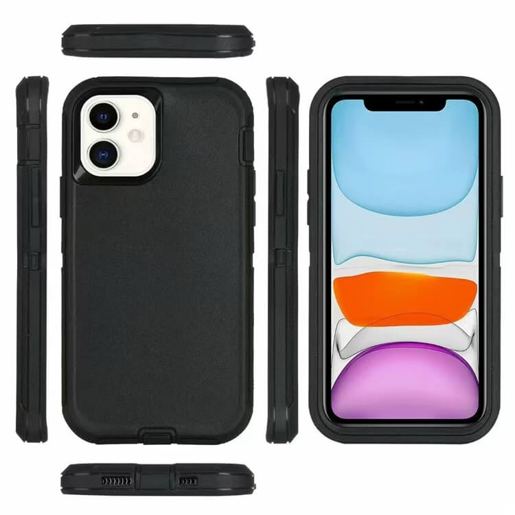 Robot Triple Layer Protection Anti Shock Compatible with iPhone XR Case