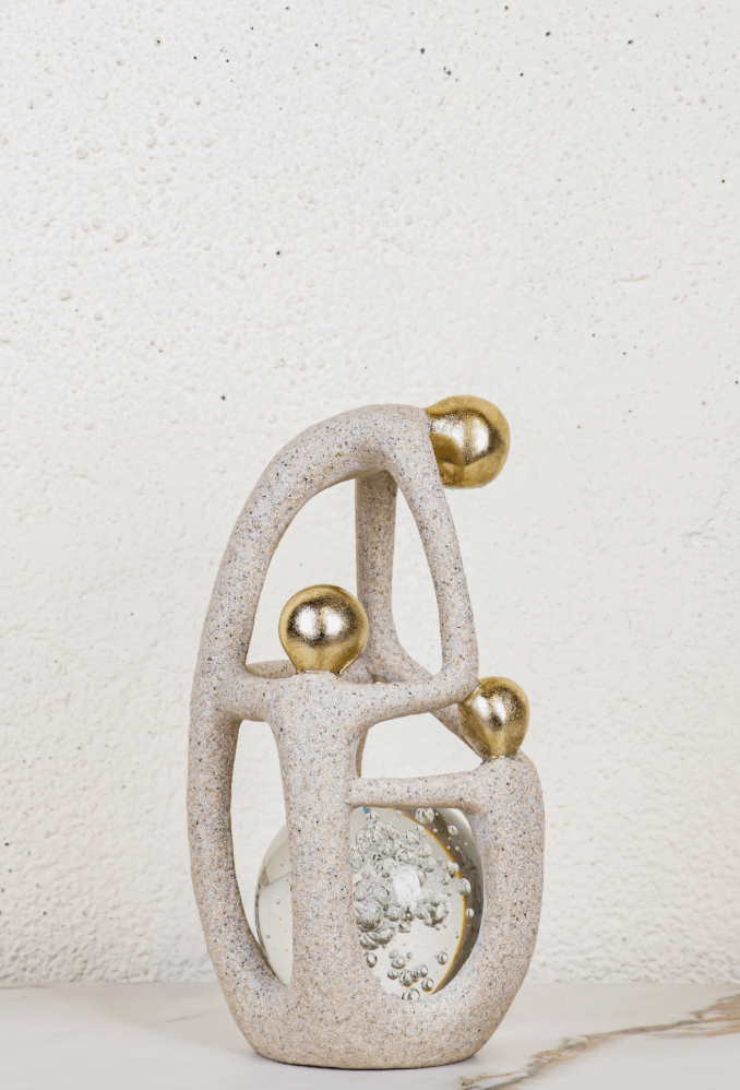 Family Circle With Crystal Ball Decoration - 31.5 Cm at online8 furniture store Auckland