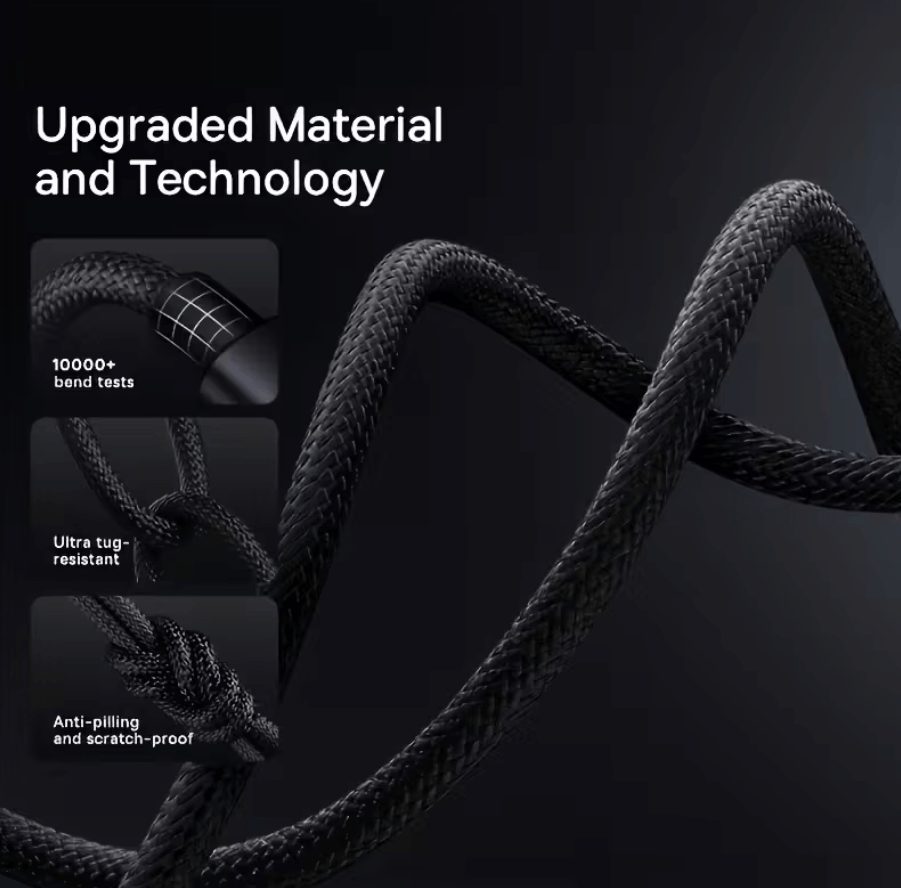Micro USB Nylon Braided Cable – Fast Charging & Data Sync