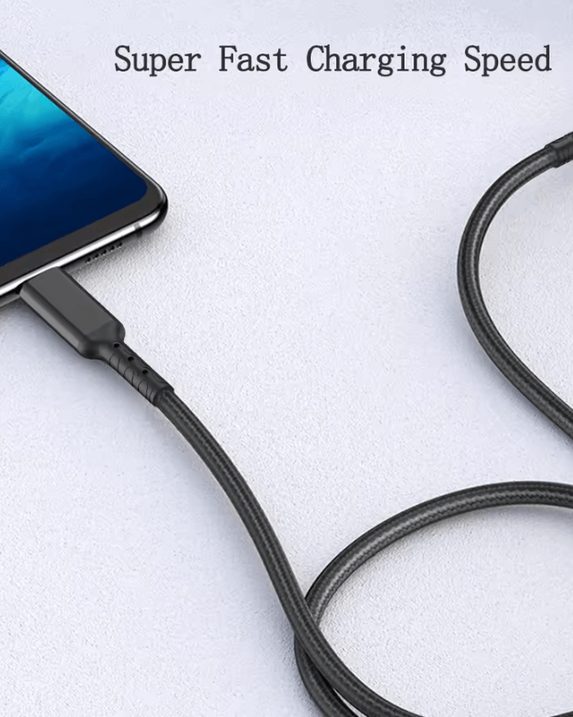 Durable Type-C to Type-C Cable – Fast Charging & Data Sync USB-C Cable