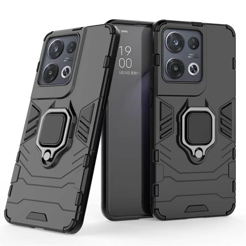 Armor Double Layer Ring Magnetic Kickstand Compatible with Samsung A01 2020 Case