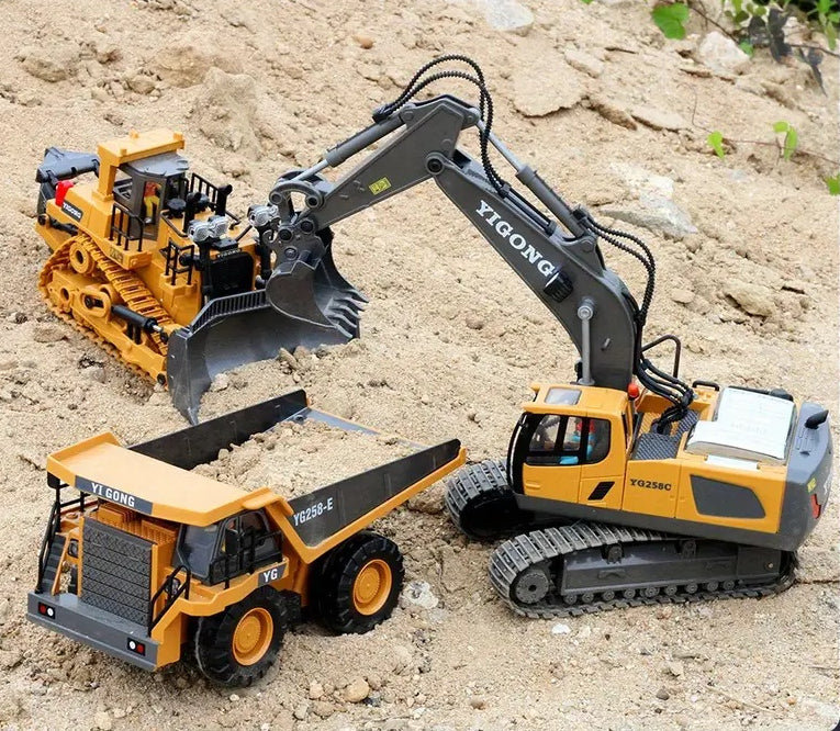 Remote Control Engineering Vehicles Series - 1:20 Excavator 11 Channels 2.4G