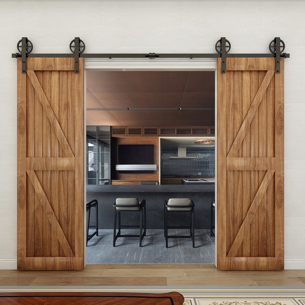 4m Sliding Barn Door Hardware Kit