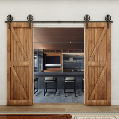 4m Sliding Barn Door Hardware Kit