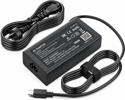 100W Lenovo HP Laptop Replacement Charger USB C - Fast USB C 100W Lenovo Laptop Charger
