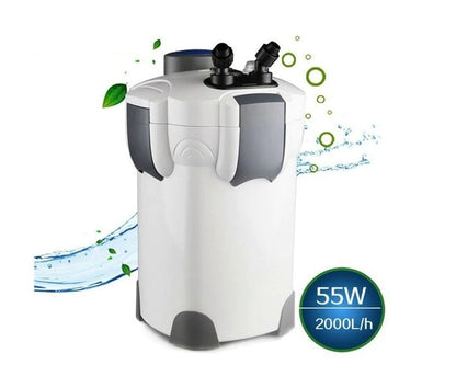 Aquarium Filter External Canister Fish Tank 2000 L/H with UV