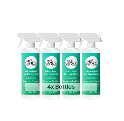 MicroMed for Livestock Acute Care – 4 x 500ml Bundle