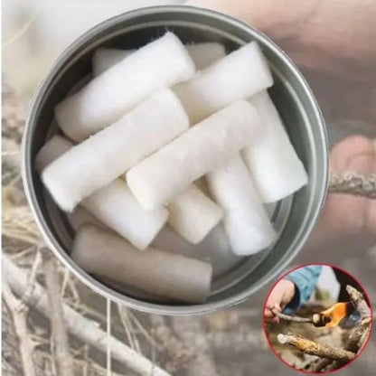 Fire Starter - 12 x Paraffin Soaked Swabs