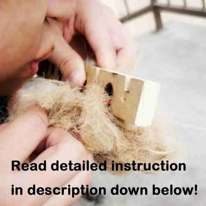 Fire Starter - Natural Jute tinder