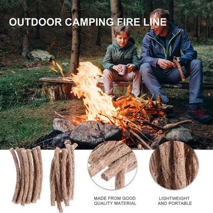 Fire Starter - Tinder Wick (10 pieces in sealed pack)