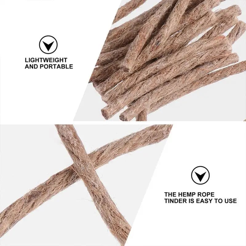 Fire Starter - Tinder Wick (10 pieces in sealed pack)