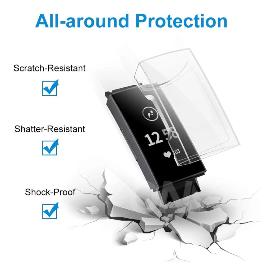 Fitbit Charge 3 / 4 - Protective Case (Clear)