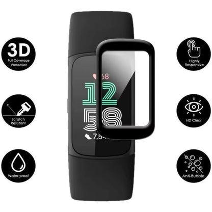 Screen Protectors for Fitbit Charge 5 (Set of 4)