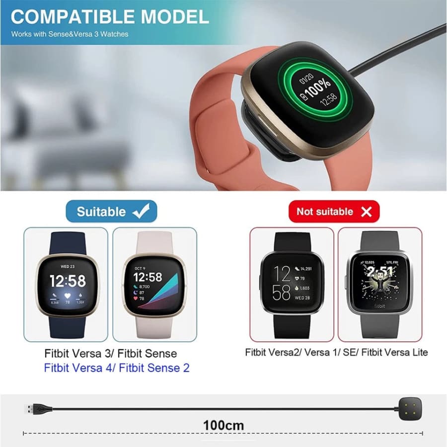 Fitbit Charger (Versa 4 / Versa 3 / Sense 2 / Sense)