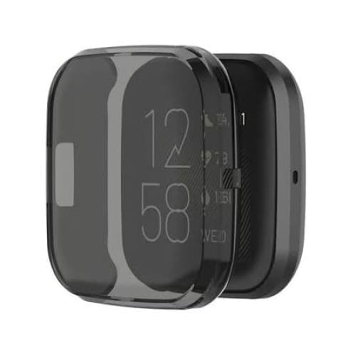 Fitbit Versa 2 - Protective Case (Black Smoke)