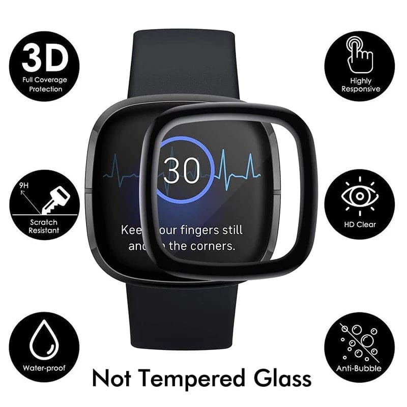 Screen Protectors for Fitbit Versa 3 (Pack of 4)