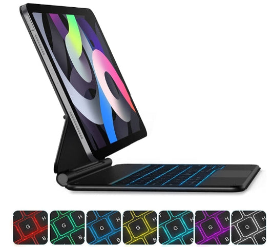Floating Cantilever Stand Magnetic Keyboard Case Compatible iPad Pro 11 Air 5/4