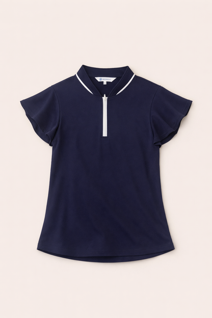Women's Flutter Sleeve Polo