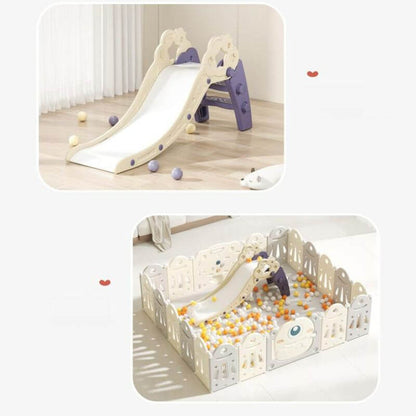 Foldable Cloud Baby Slide -Grey | Purple