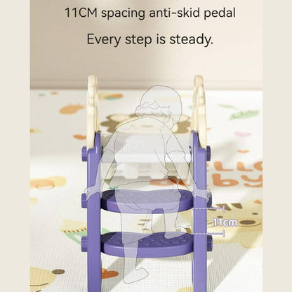 Foldable Cloud Baby Slide -Grey | Purple