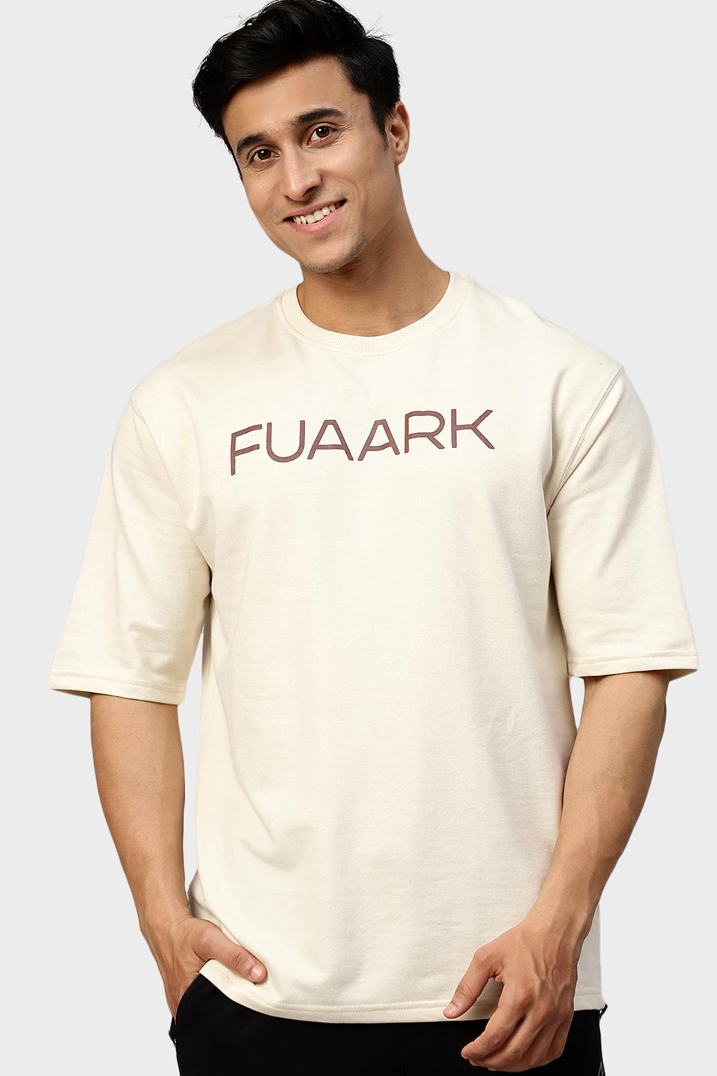 Energy Oversized T-shirt Beige