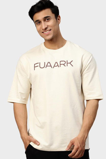 Energy Oversized T-shirt Beige