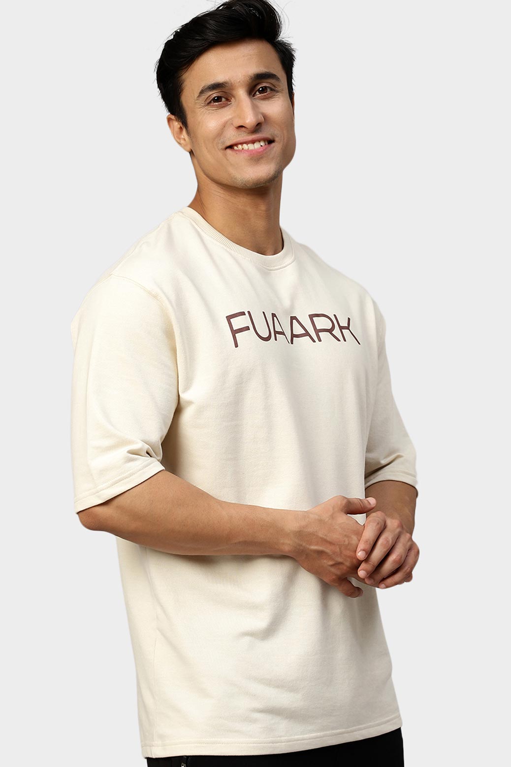 Energy Oversized T-shirt Beige