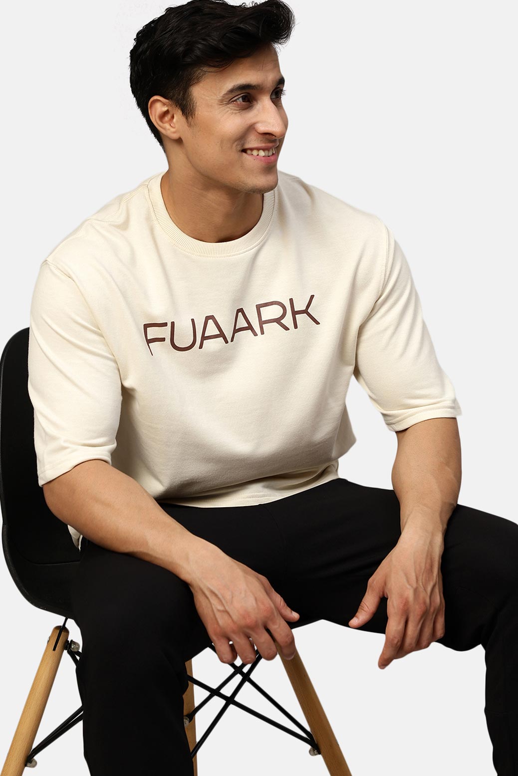 Energy Oversized T-shirt Beige