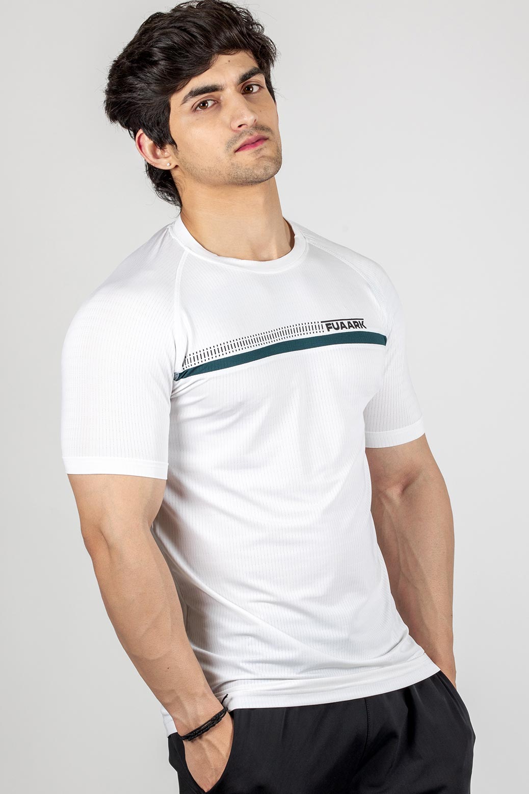 Lining T-shirt White