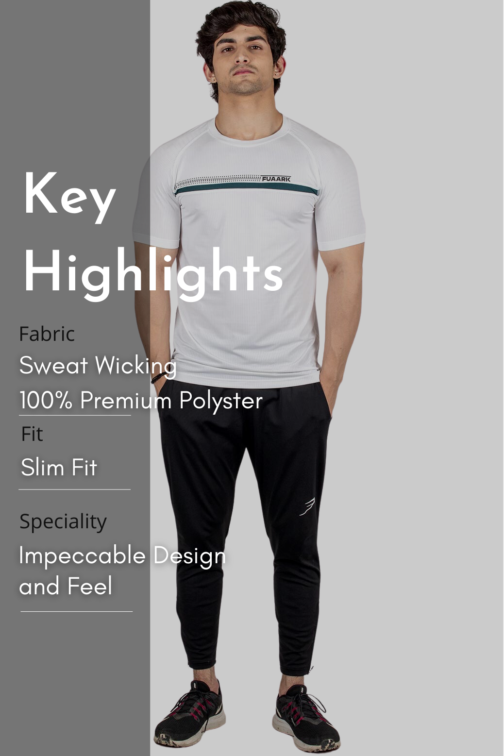 Lining T-shirt White