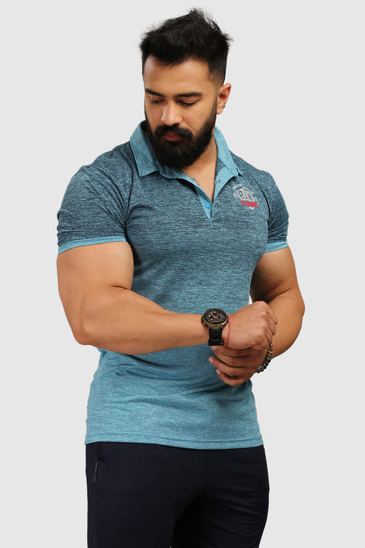 Raw Polo Slim Fit T-shirt Blue