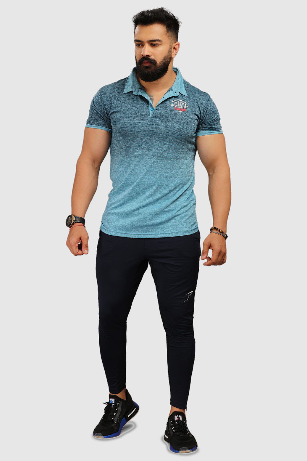 Raw Polo Slim Fit T-shirt Blue