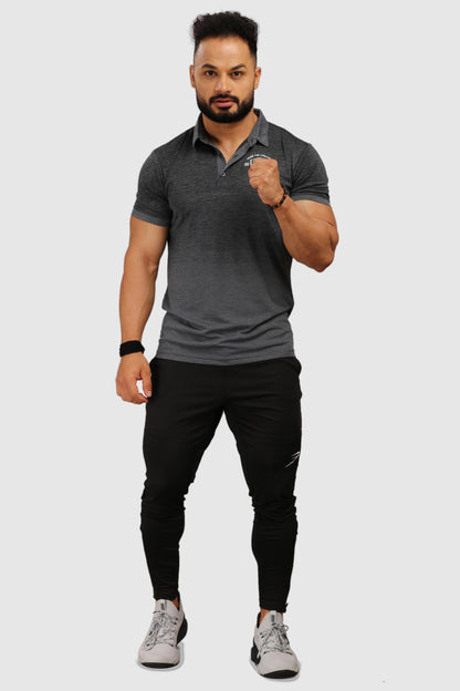 Raw Polo Slim Fit T-shirt Grey