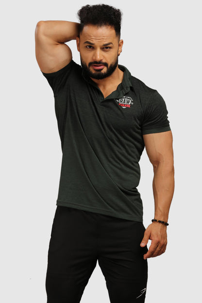 Raw Polo Slim Fit T-shirt Olive