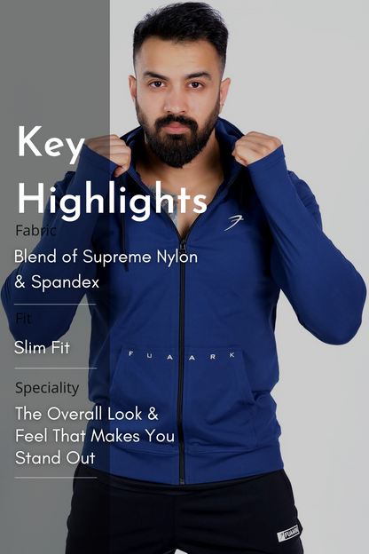 Signature Nylon Jackets Navy