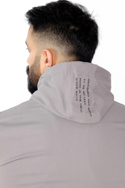 Signature Nylon Jackets Light Grey
