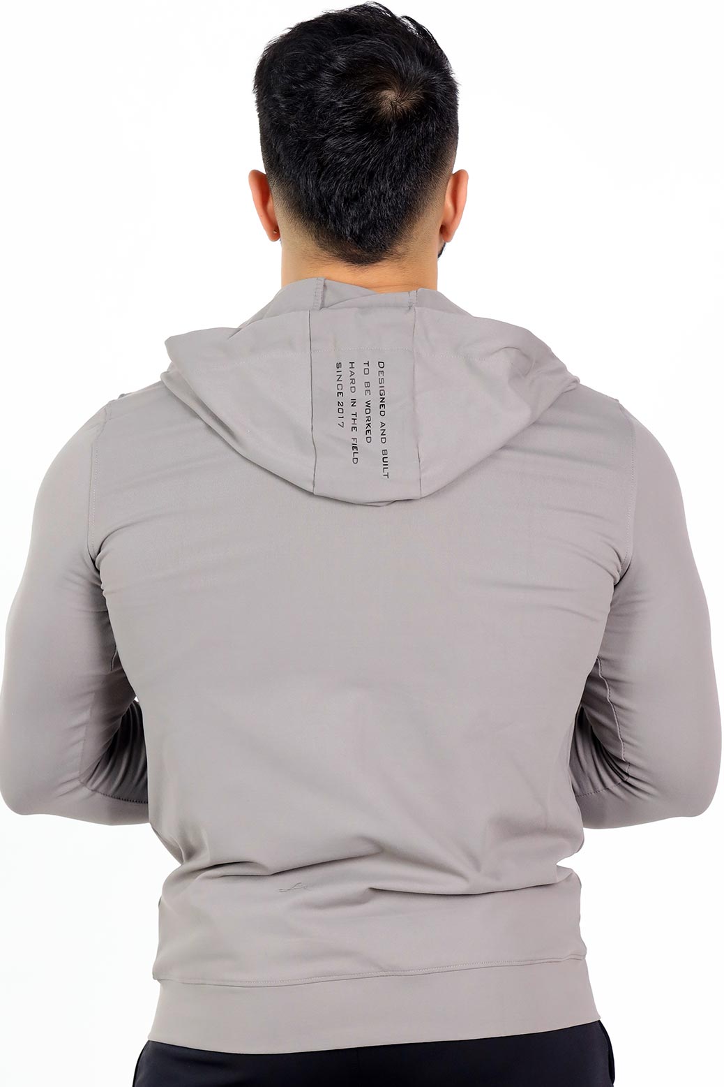 Signature Nylon Jackets Light Grey