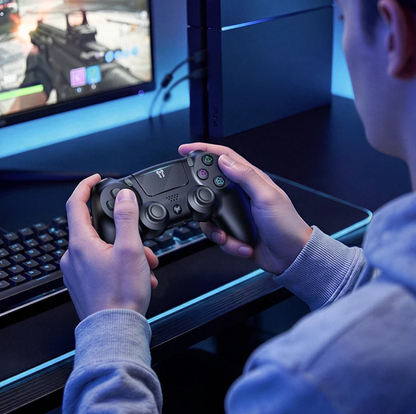 Wireless PS4 Controller with Dual Vibration, 6-Axis Motion & 3.5mm Audio (GA34)