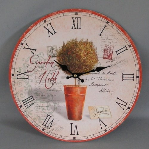 Garden Clock - 34cm at online8 furniture store Auckland